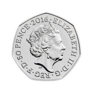 2016 UK 'Team GB' Fifty Pence Coin Obverse