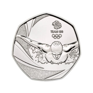 2016 UK 'Team GB' Fifty Pence Coin Reverse