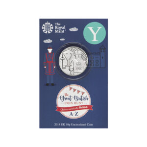 2018 UK ‘Great British Coin Hunt - Yeoman Warder’ Ten Pence Coin Presentation Card